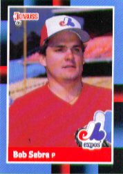 1988 Donruss Baseball Cards    458     Bob Sebra